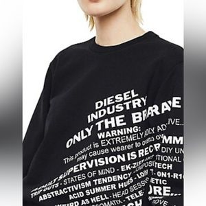 Diesel Warning label sweatshirt